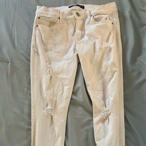 Express white mid rise jegging size 10 regular women’s